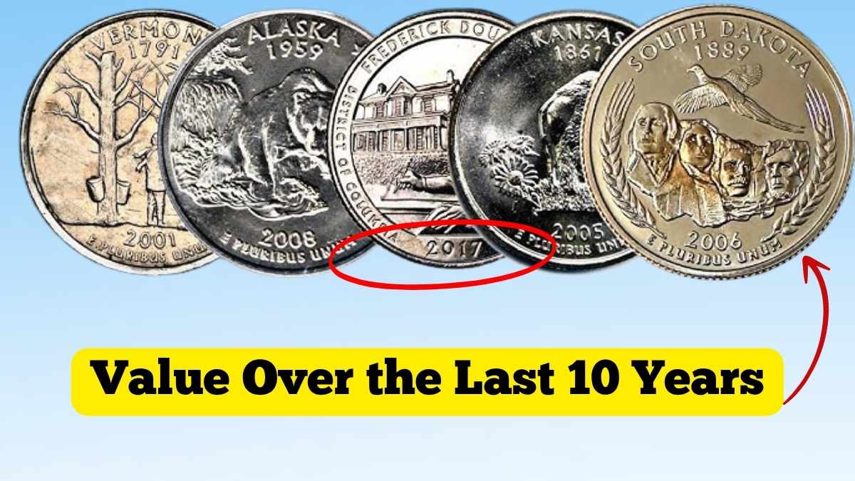 How State Quarters Have Increased in Value Over the Last 10 Years