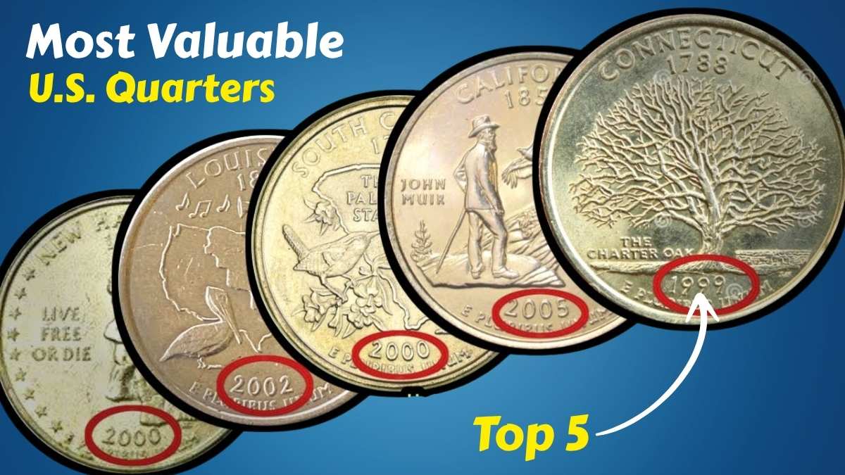 Top 5 Most Valuable U.S. State Quarters Worth Money – Don't Spend These Rare Coins!